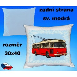 Polštářek trolejbus Škoda TR
