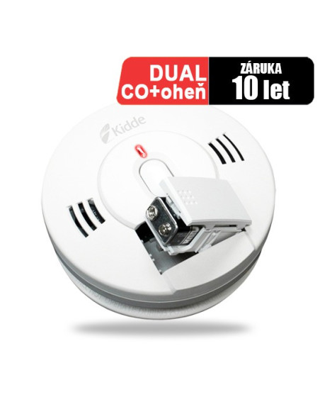 Detektor CO a hlásič požáru Kidde 10SCO