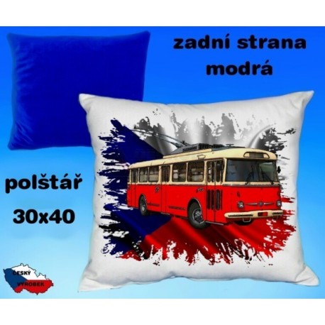 Polštářek trolejbus Škoda TR