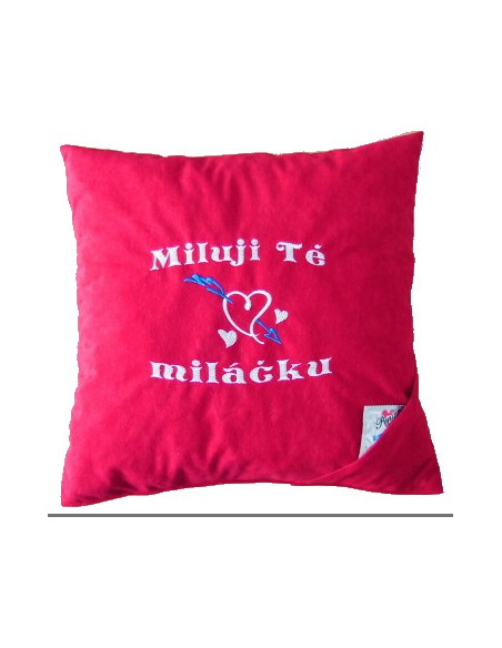 Polštářek Miluji tě miláčku - šíp 2