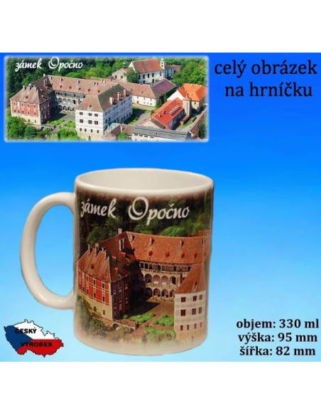 Foto hrneček Opočno zámek