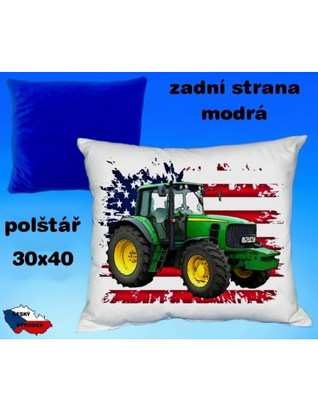 Polštářek Zemědělství traktor 50