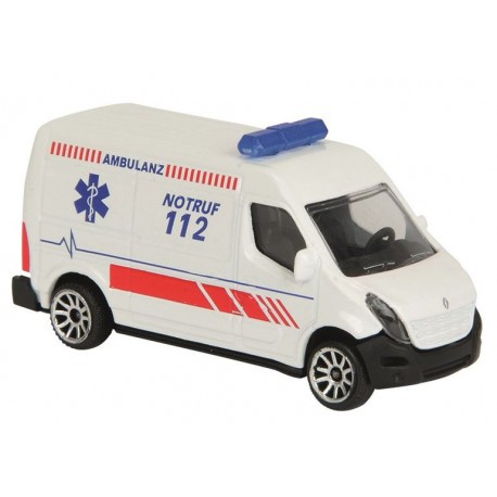 Autíčko ambulance kovové
