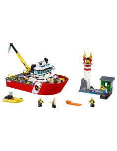 Lego City Hasičský člun
