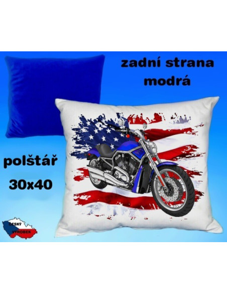 Polštářek motocykl 75