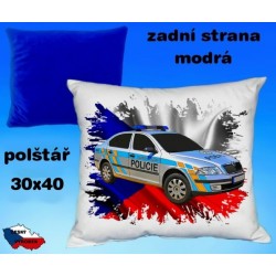 Polštářek auto POLICIE Škoda Octavia