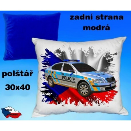 Polštářek auto POLICIE Škoda Octavia