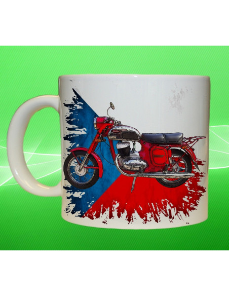 Foto hrneček motocykl Jawa 250 - 353