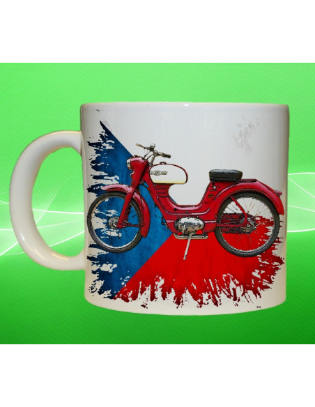 Foto hrneček motocykl Jawa Moped II