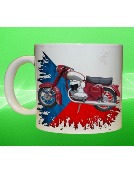 Foto hrneček motocykl Jawa 250 - 559