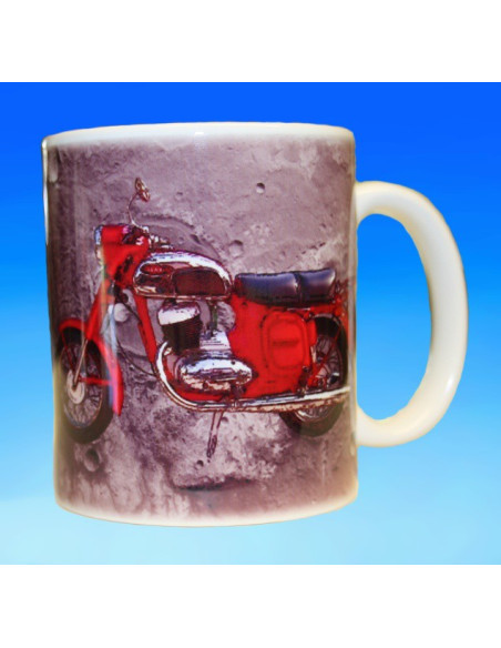 Foto hrneček motocykl Jawa 250 -353