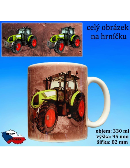Foto hrneček traktor Claas