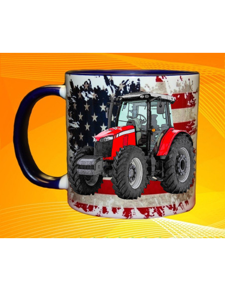 Foto hrneček traktor MASSEY FERGUSON 6713R