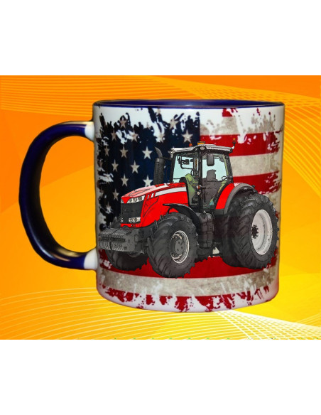 Foto hrneček traktor MASSEY FERGUSON 8670