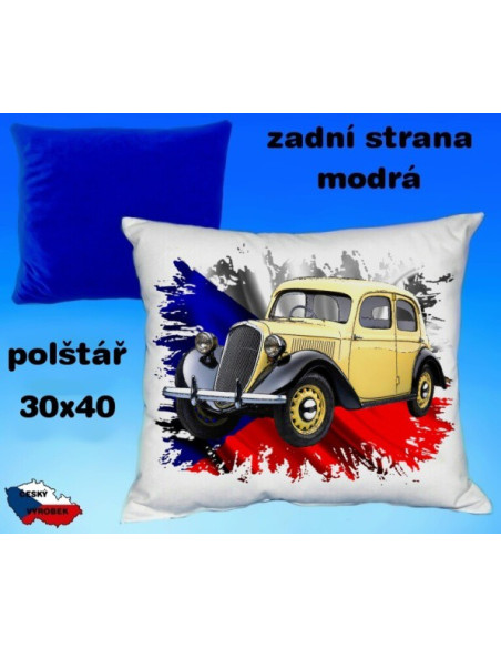 Polštářek s motivem českého auta VII 1935