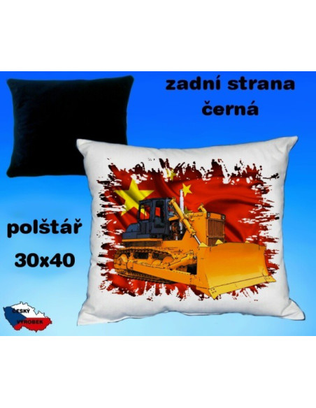 Polštářek stavební technika PÁSOVÝ BULDOZER