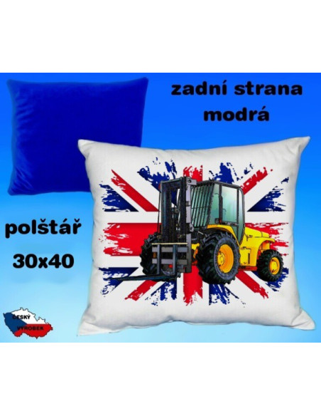 Polštářek stavební technika VYSOKOZDVIŽNÝ VOZÍK