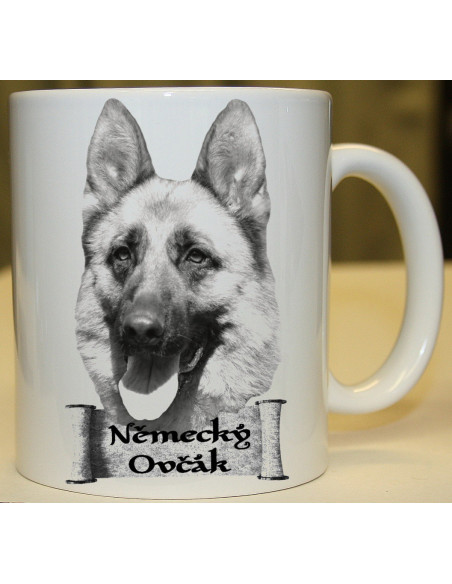 Foto hrneček Německý ovčák