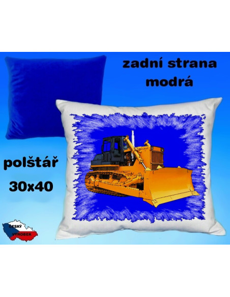 Polštářek stavební technika PÁSOVÝ BULDOZER 2