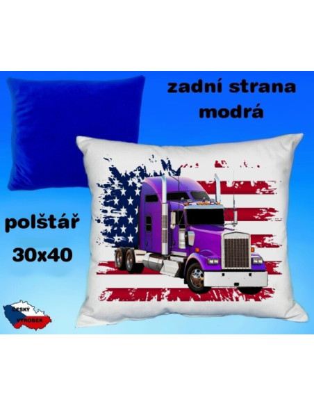 Polštářek s motivem TAHAČ 2
