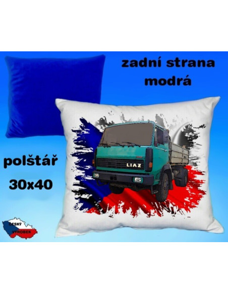 Polštářek s motivem NÁKLADNÍ AUTO LIAZ