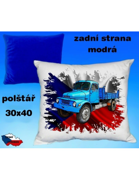 Polštářek s motivem NÁKLADNÍ AUTO PRAGA V3 S