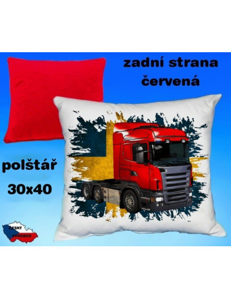 Polštářek s motivem TAHAČ 6