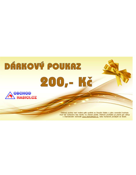 Dárkový poukaz obchodhasici.cz