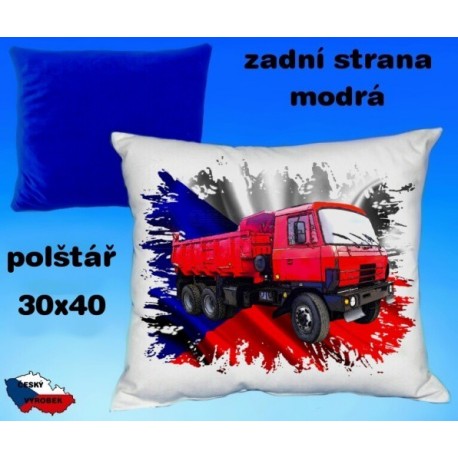 Polštářek s motivem českého nákladního auta