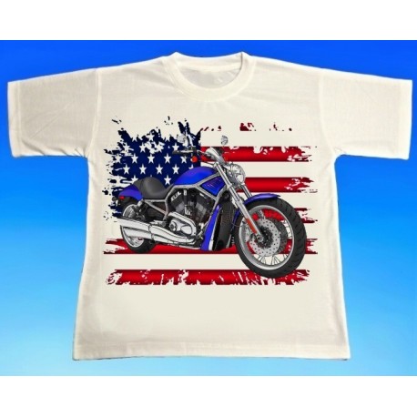 Tričko motocykl Harley 4